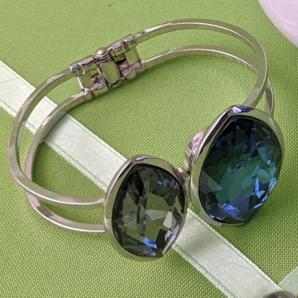 Kenneth Cole Bangle Cuff Bracelet with Jewels - Picture 3 of 6